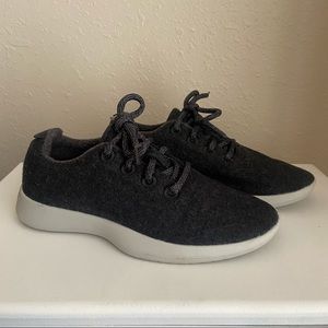 Allbirds Dark Grey Wool Runner Sneakers